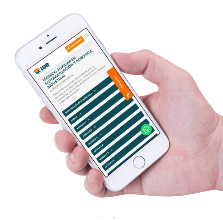 ise cursos en celular